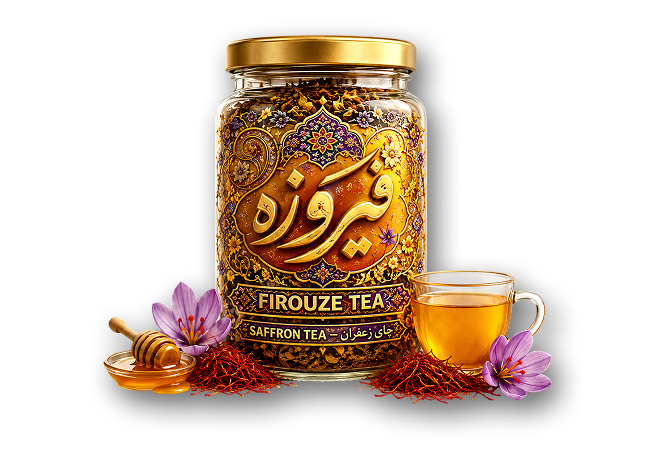 Saffron Tea jar