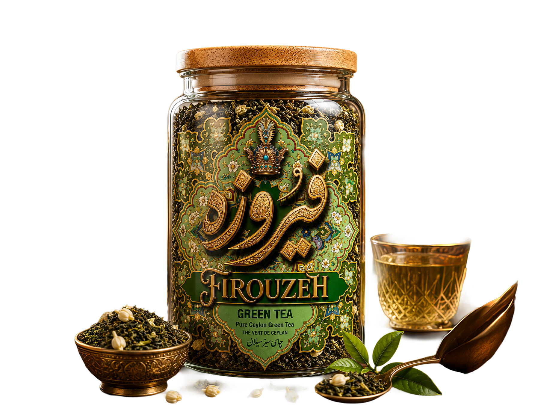 Green Tea jar